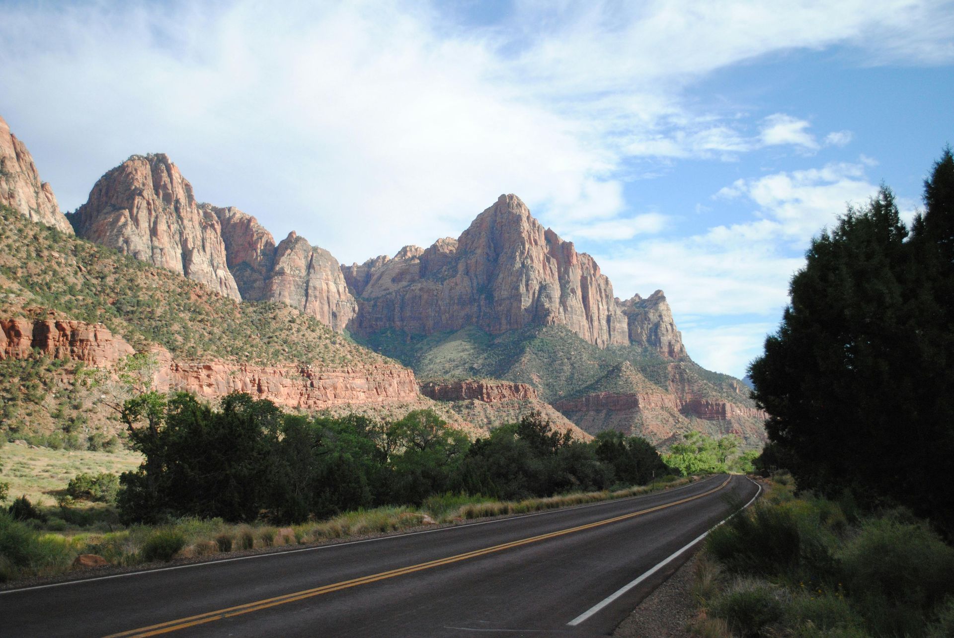 road into the mountains