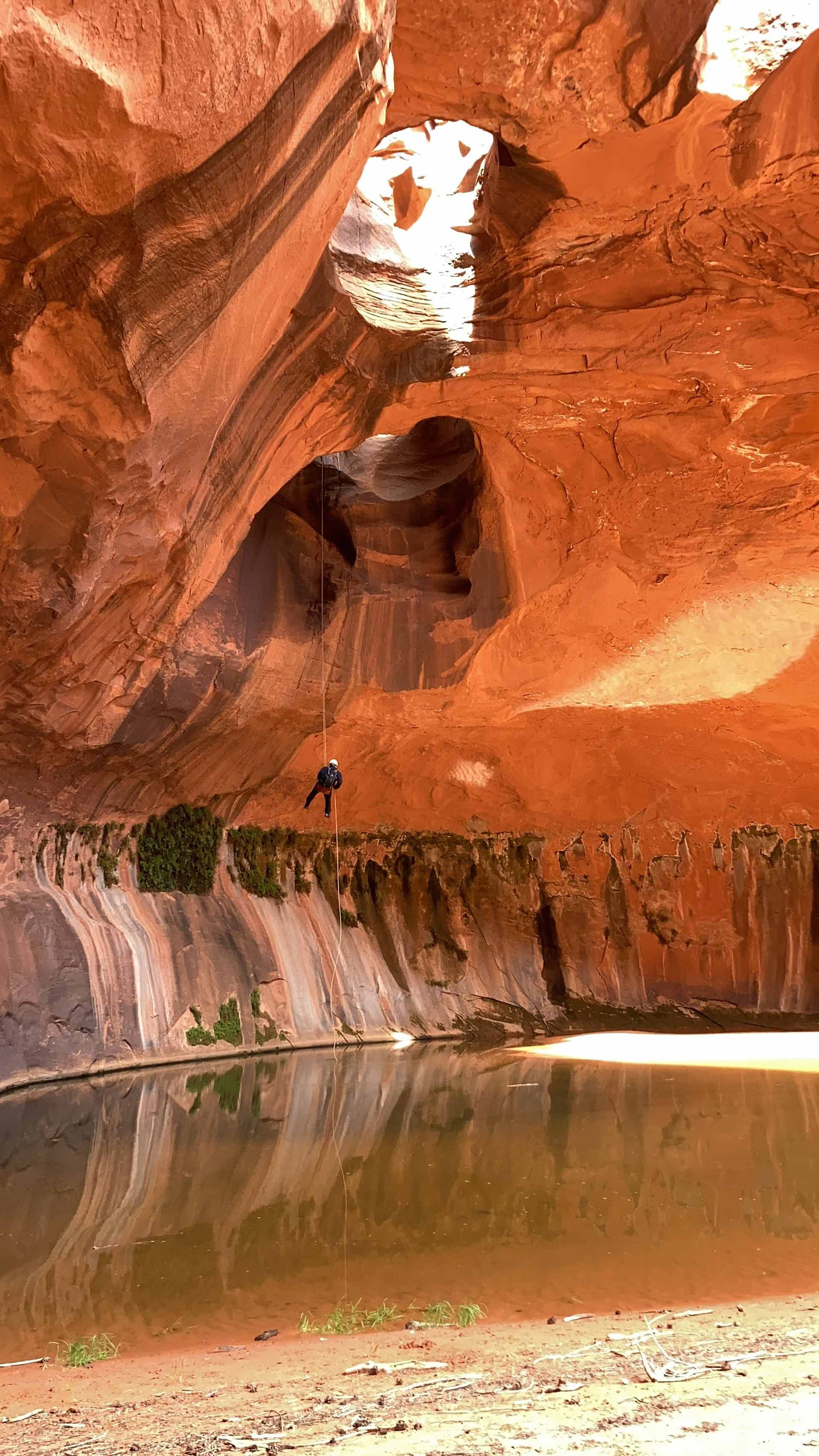 river and mountain in national park