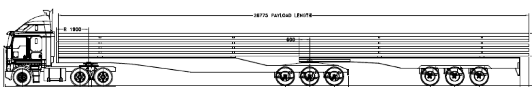 Illustration Of Trailer Truck — Slingshot Haulage in Katherine, NT