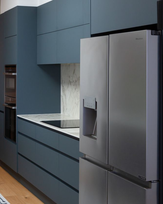 Wooden Kitchen With White Cupboards — Lake Macquarie Designer Kitchens In Bonnells Bay, NSW