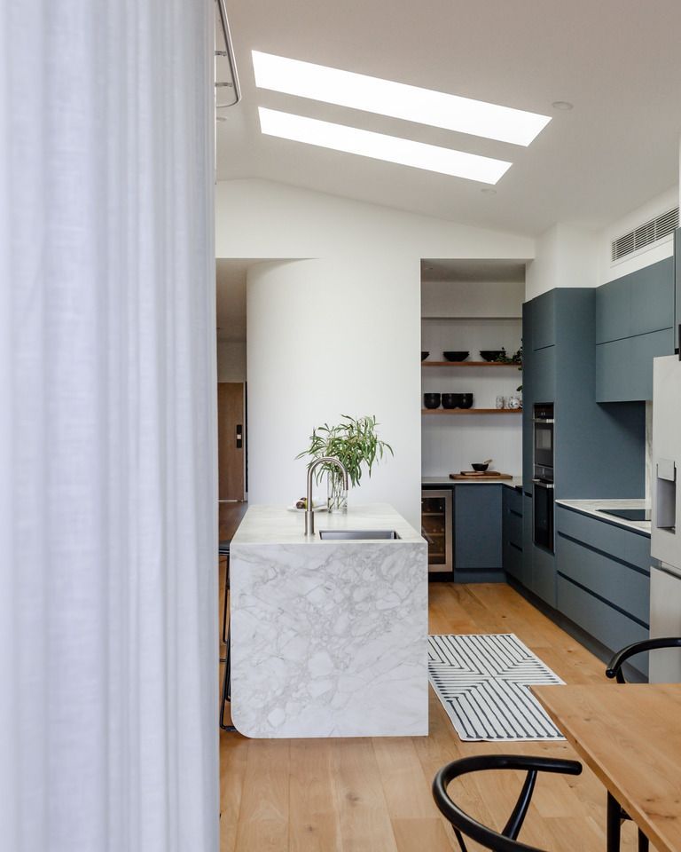 Elegant Kitchen With Grey Countertop — Lake Macquarie Designer Kitchens In Bonnells Bay, NSW