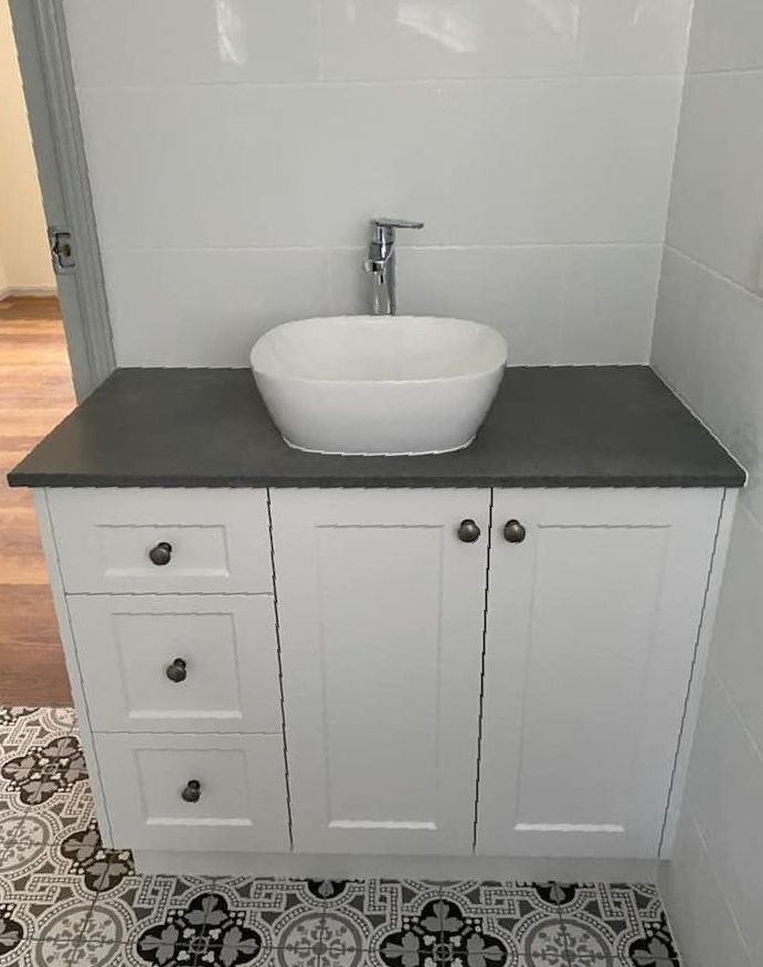 Bathroom Vanity With Cabinet — Lake Macquarie Designer Kitchens In Buttaba, NSW
