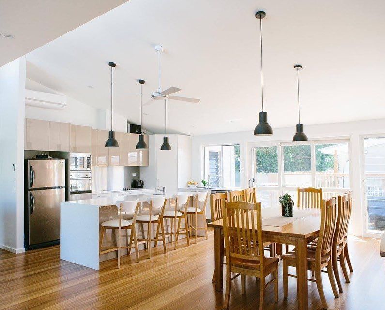 Wooden Kitchen With Oven Sink And Stove — Lake Macquarie Designer Kitchens In Morisset, NSW