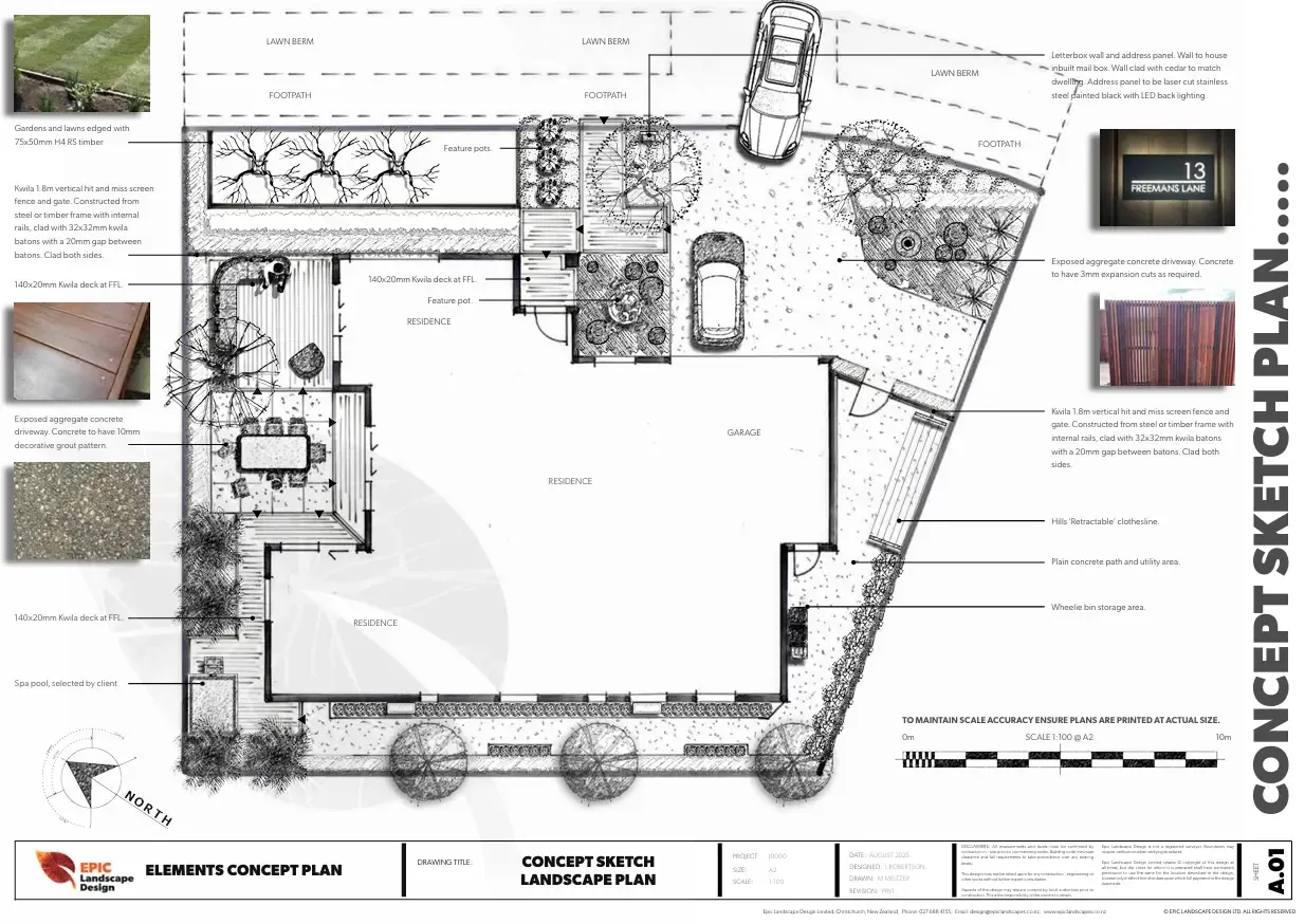 An aerial view of a house with a swimming pool and a pergola.