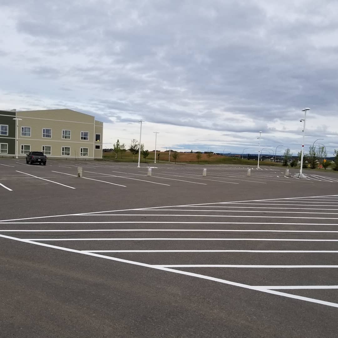 Parking Lot Line Striping Signage Prince BC
