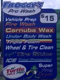 Vacuum — Mr. Froggy's Pro Wash Price list in Lancaster, OH