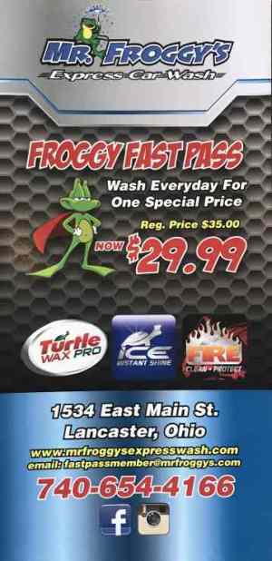 Near Me — Mr. Froggy Fast Pass Price in Lancaster, OH