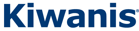 Kiwanis logo in blue.