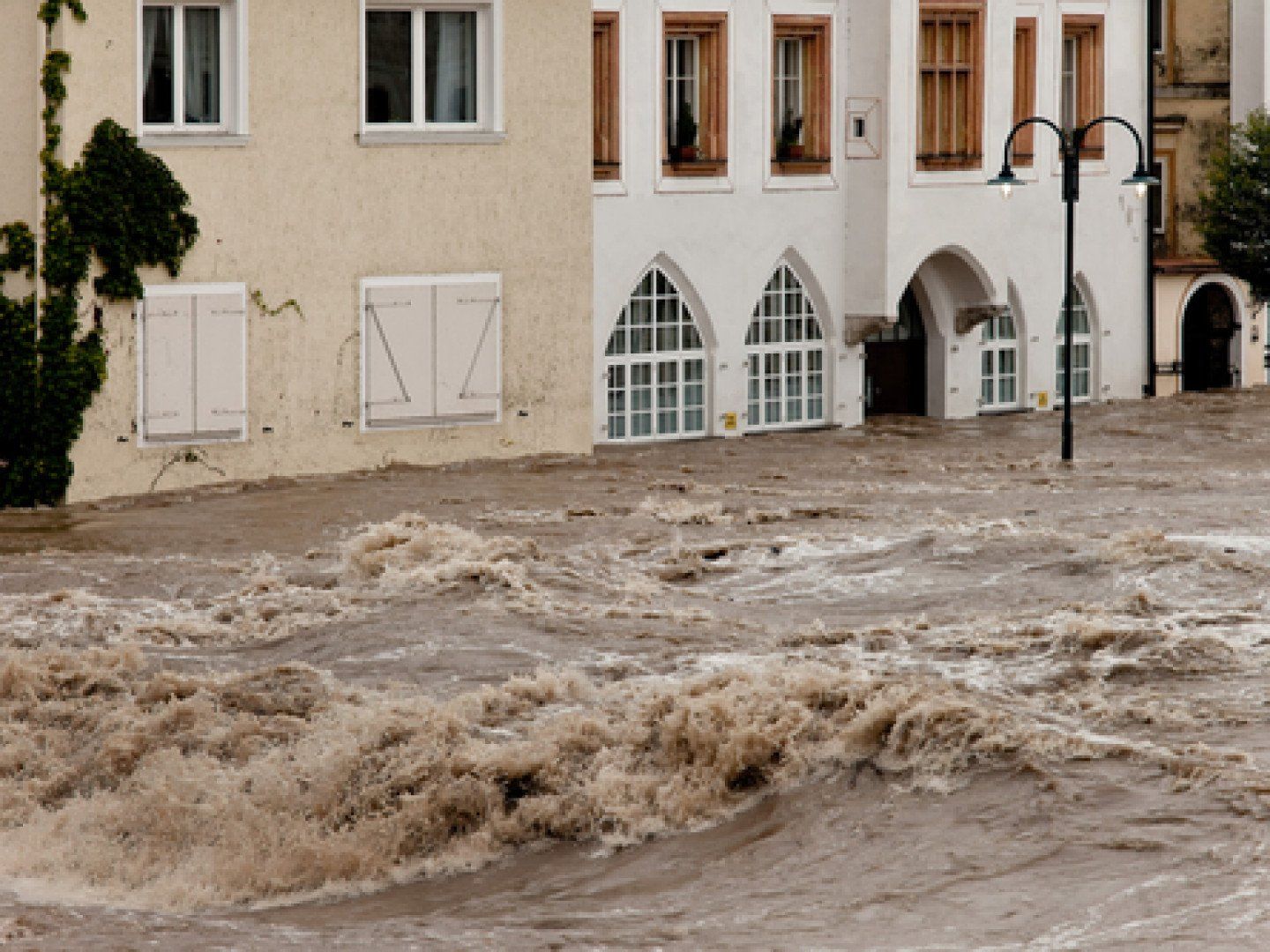 Roadway flooded