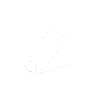 Un dibujo de un triángulo con un círculo en el medio sobre un fondo blanco.