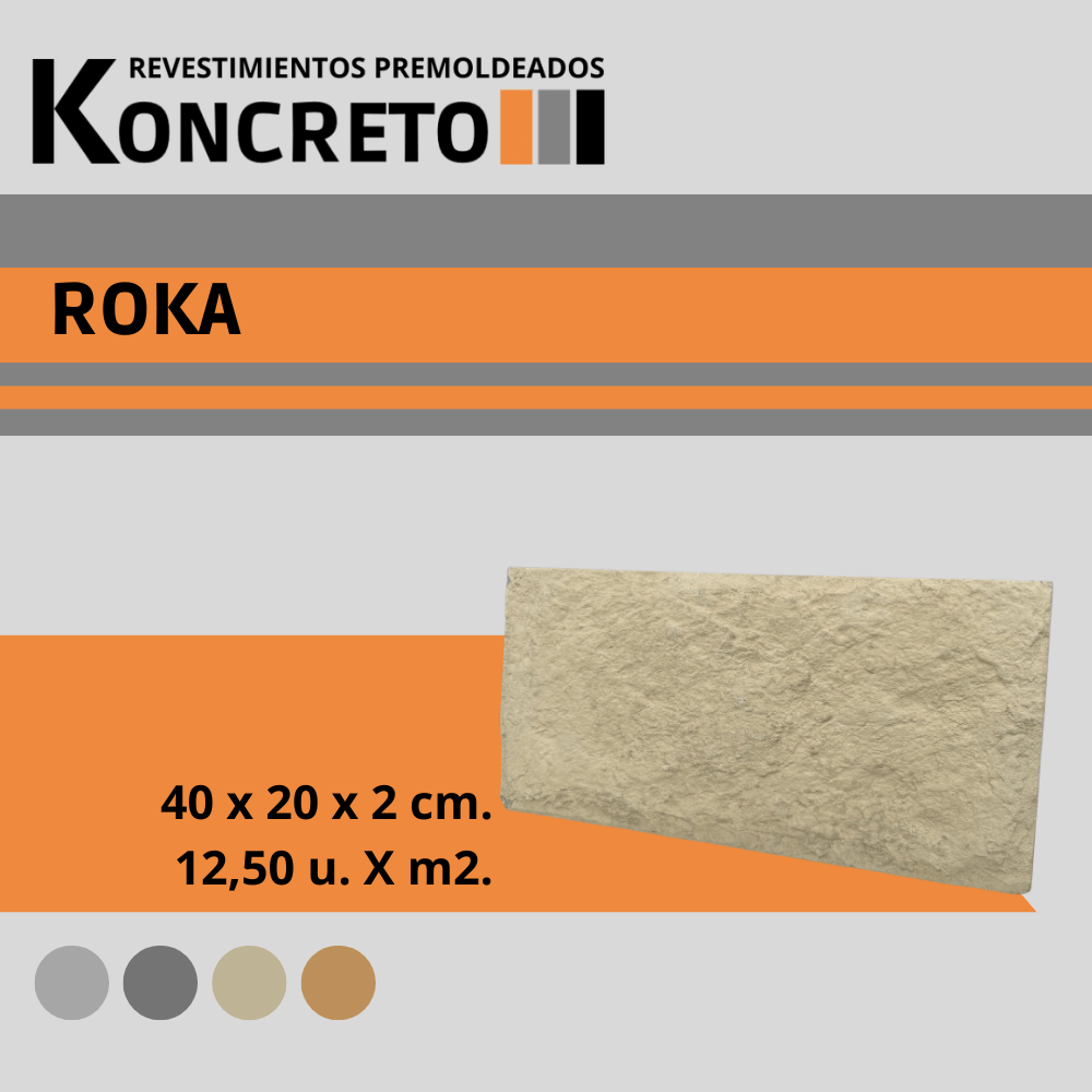 Un folleto para un producto llamado roka