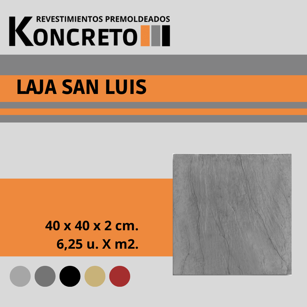 Una foto de un azulejo que dice laja san luis