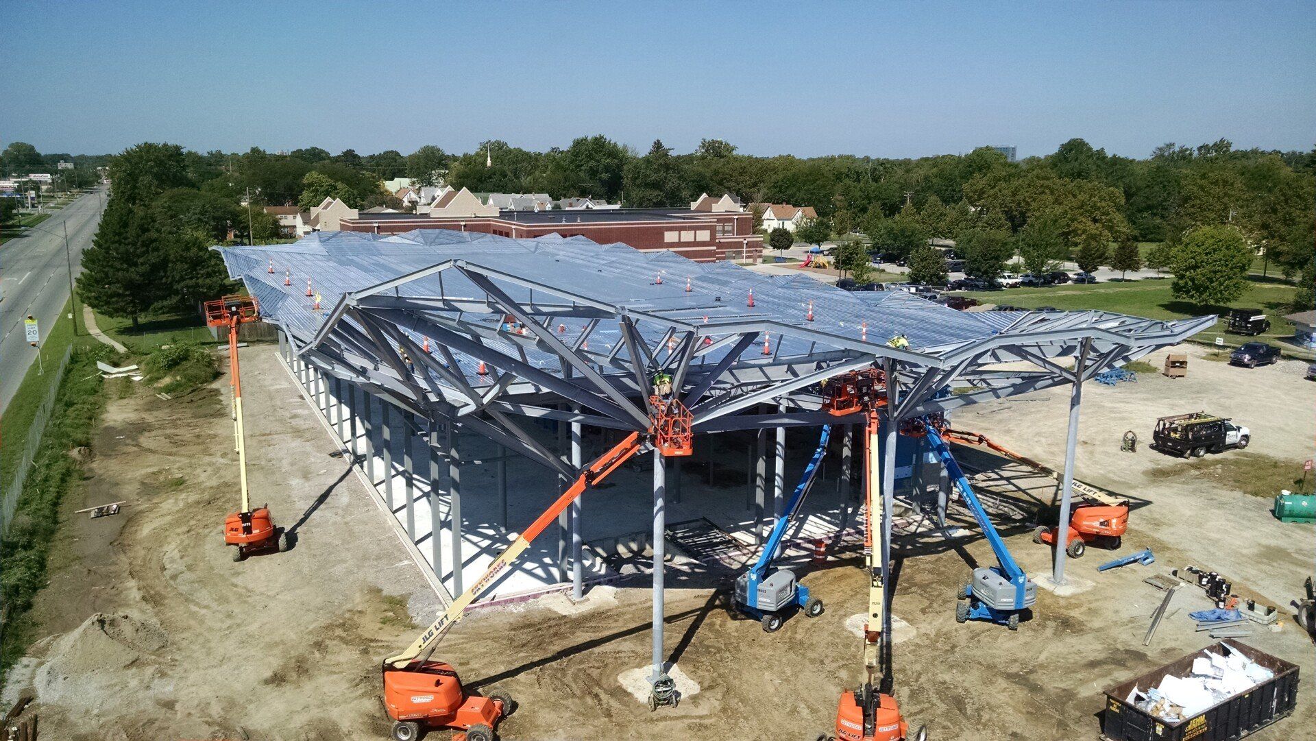 Building With Orange Crane - Perrysburg, OH - Tech Dynamics Inc