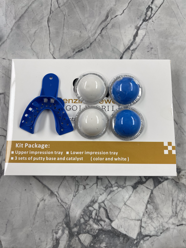 Complete mold kit with accessories for custom gold grillz and gold teeth caps in Florida