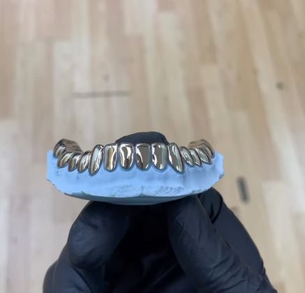 silver grillz
