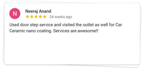 Customer reviews showcasing satisfaction with premium car paint protection and detailing services.