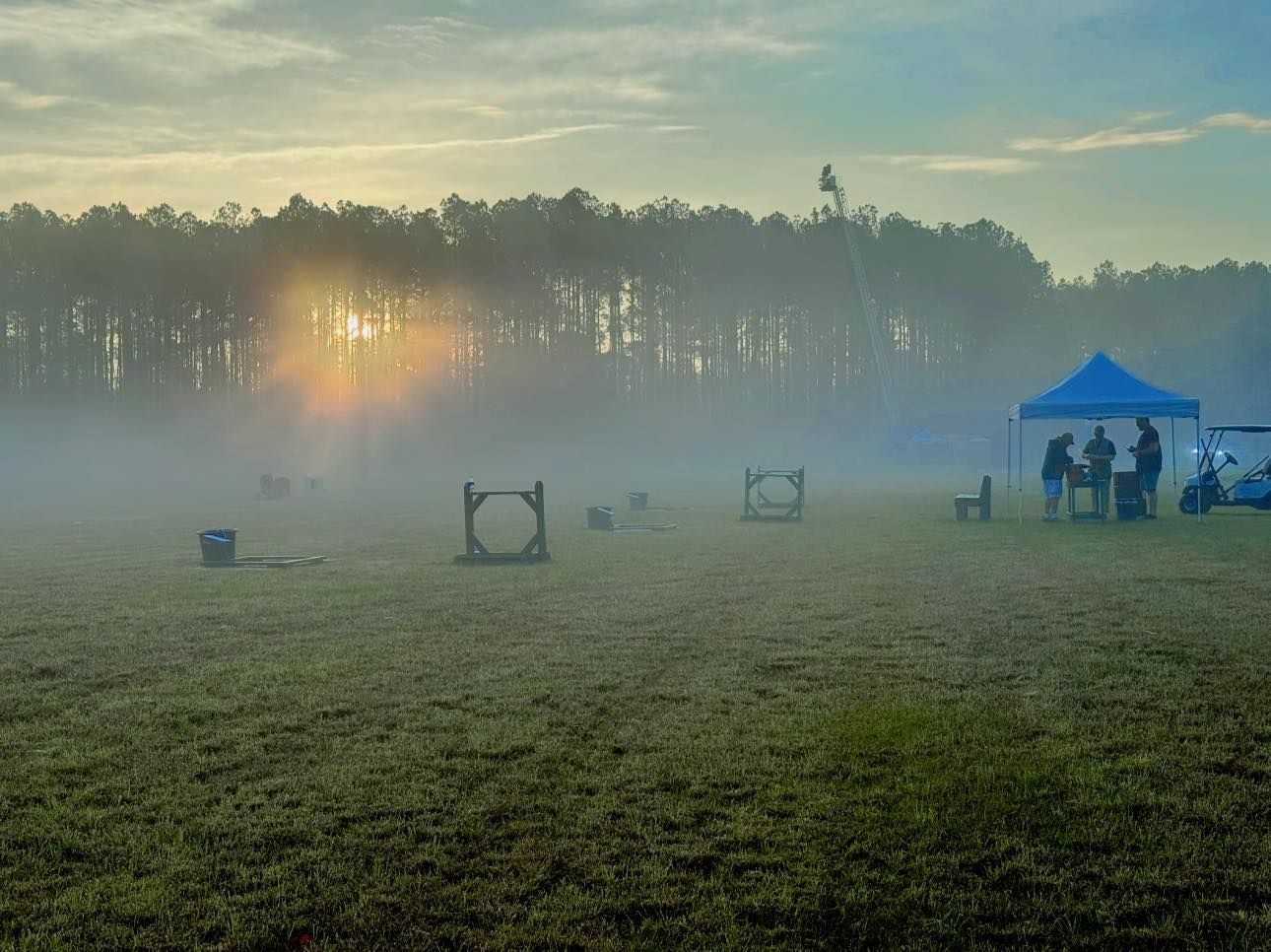 Early morning photo at a promatic event