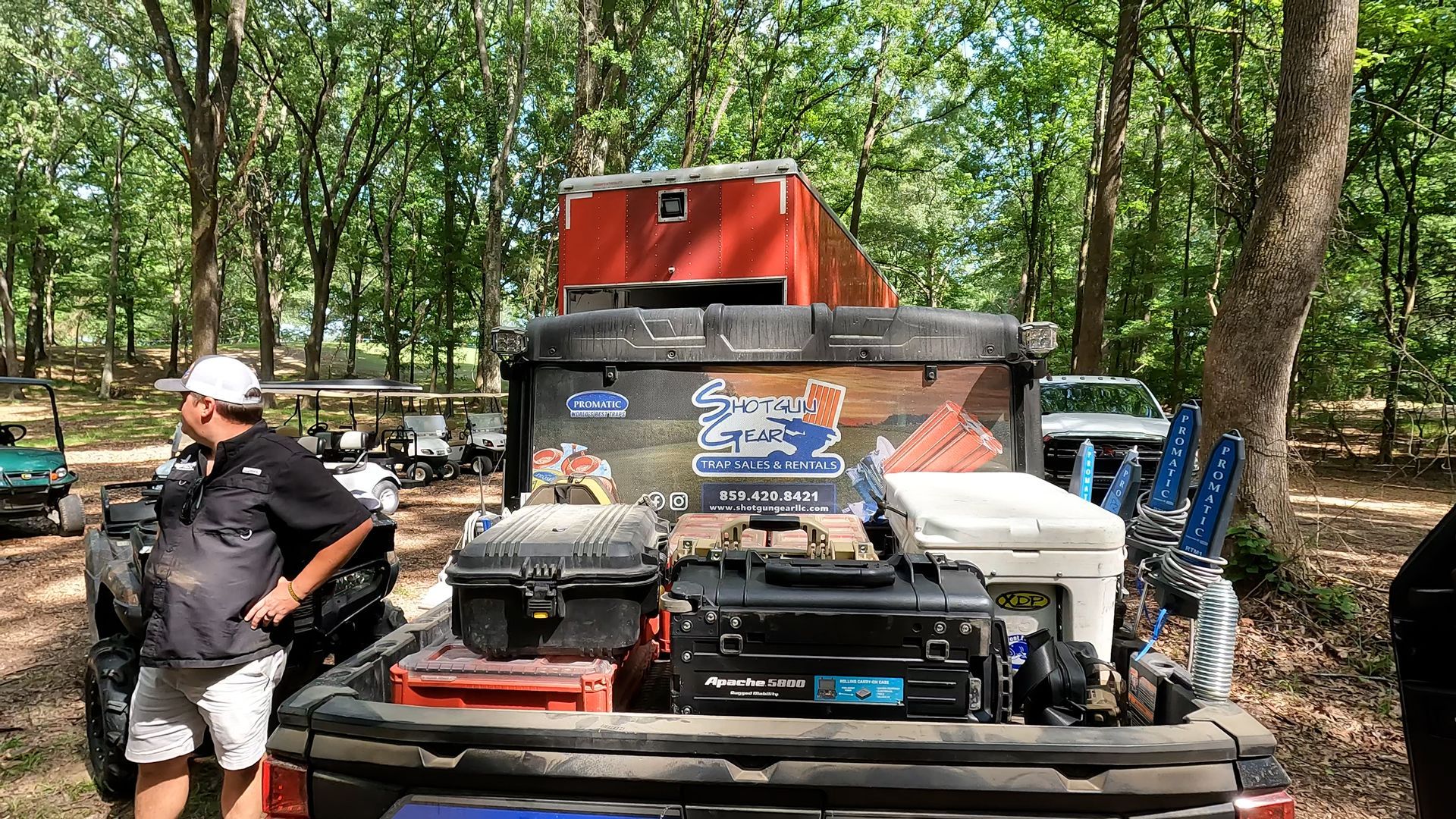 Shotgun Gear staff at an event