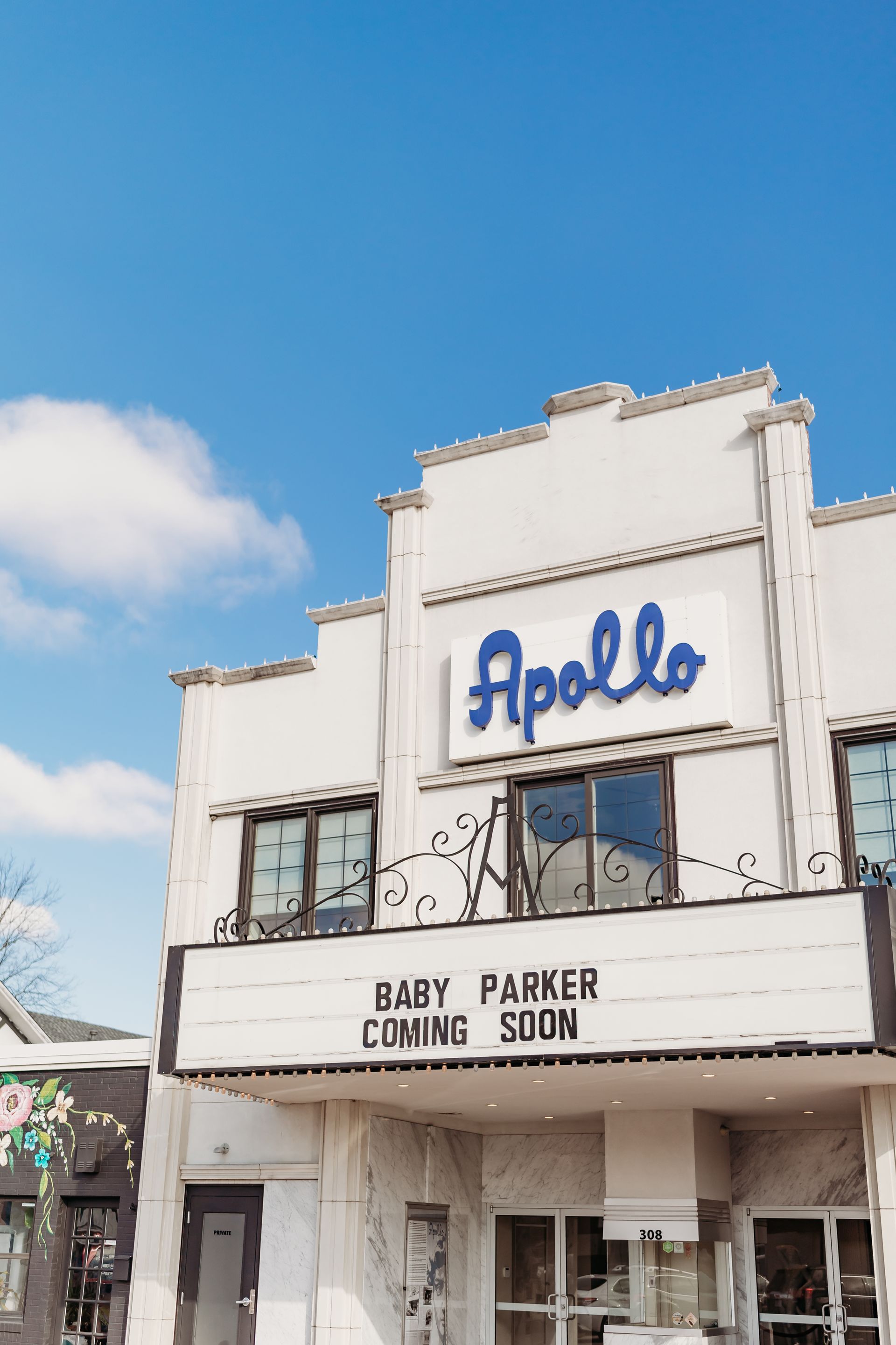 Apollo theater facade with 