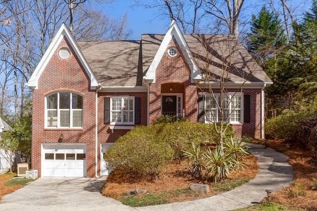 A row of buildings with snow on the ground in front of them