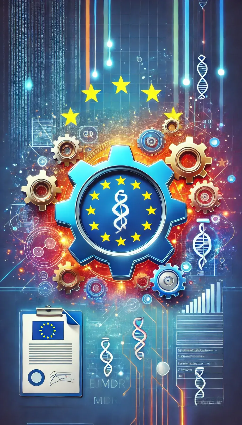 ת תקנות המכשור הרפואי של האיחוד האירופי (EU MDR) ואת המערכת לניהול איכות (QMS) בהקשר מקצועי ומודרני.