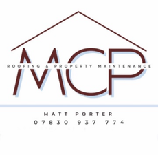 MCP roofing and property maintenance company logo