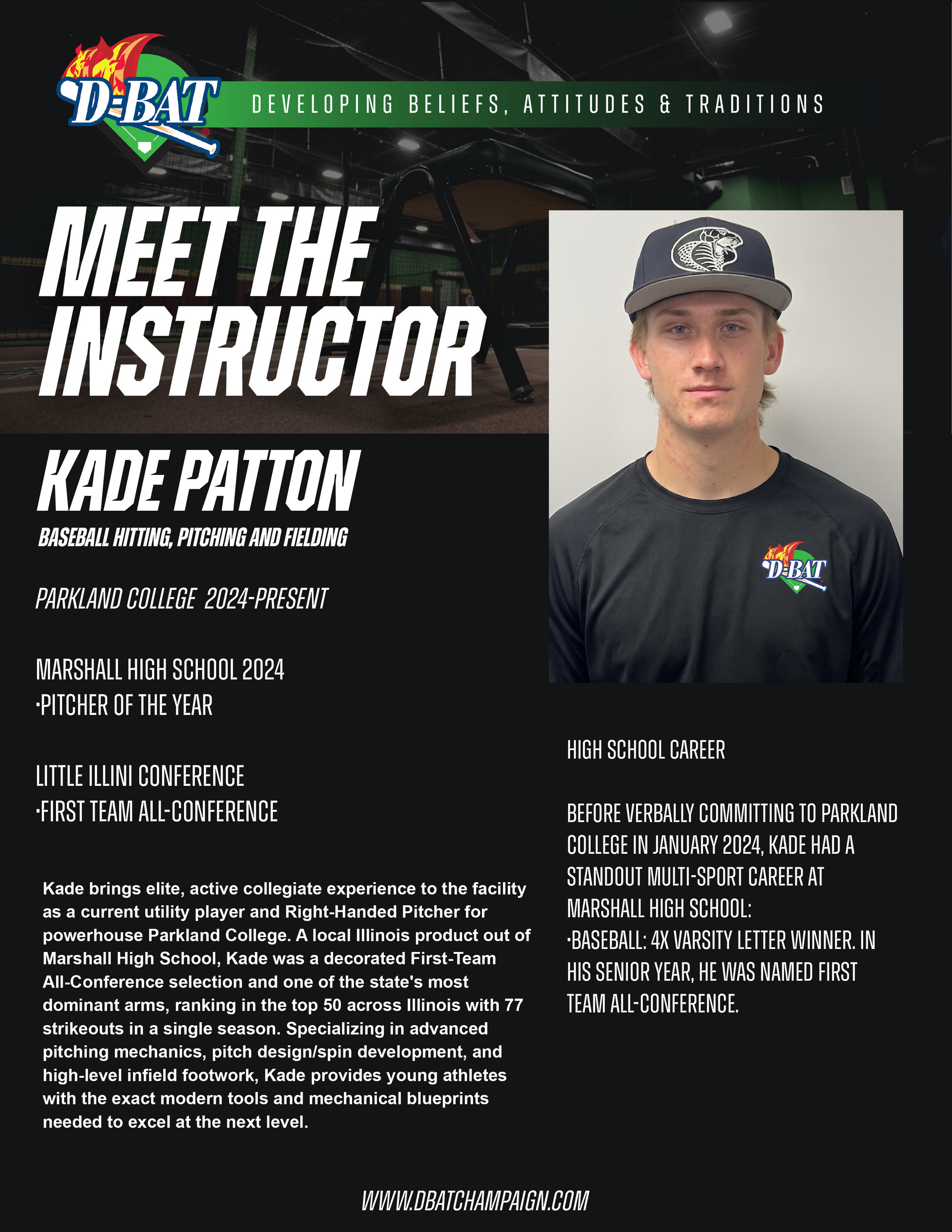 Baseball & Softball Lessons | D-BAT Champaign | Champaign, IL