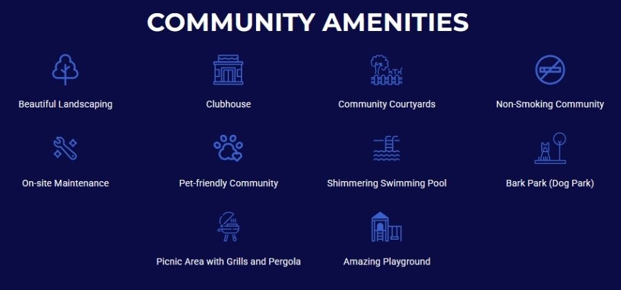 APARTMENTS COMMUNITY AMENITIES