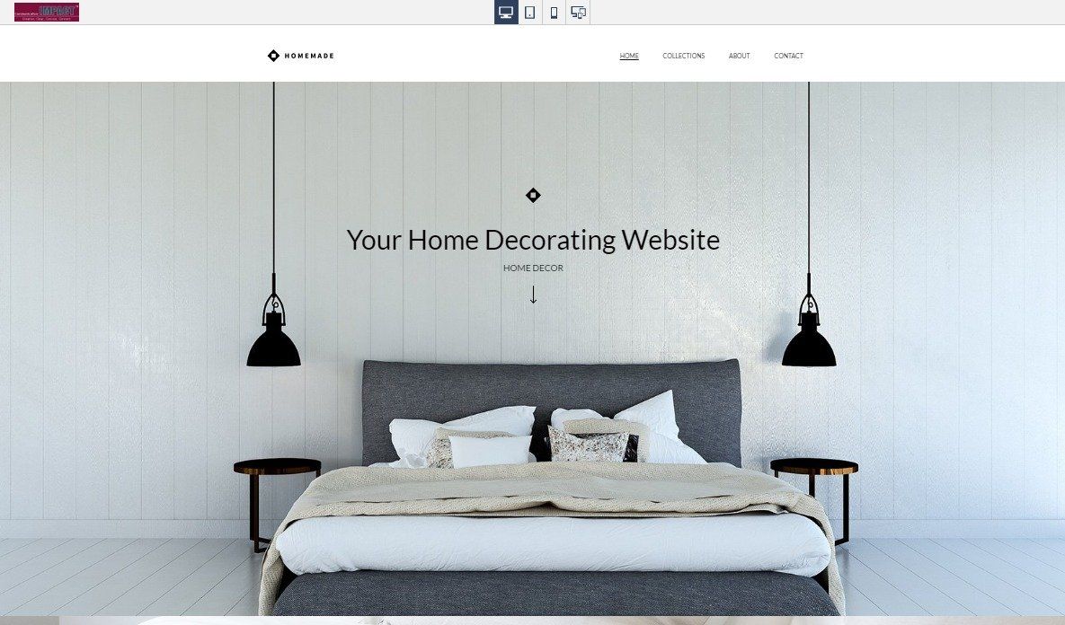 Interior Decorating Responsive Website Design