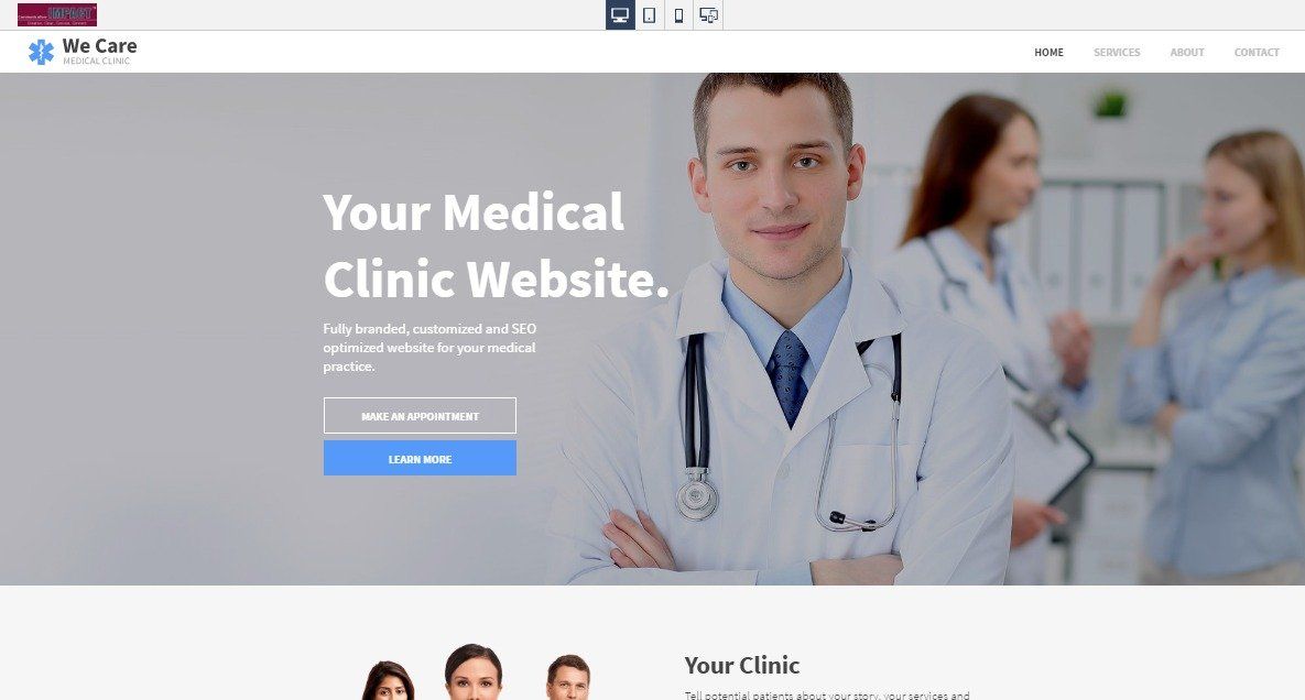 Medical Clinic Responsive Website Creation and Design Montreal