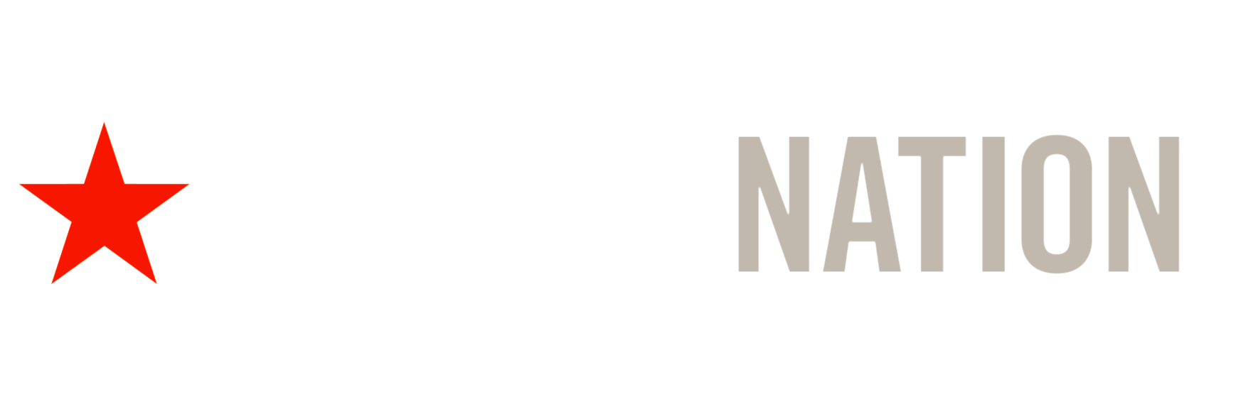 Red star next to the word