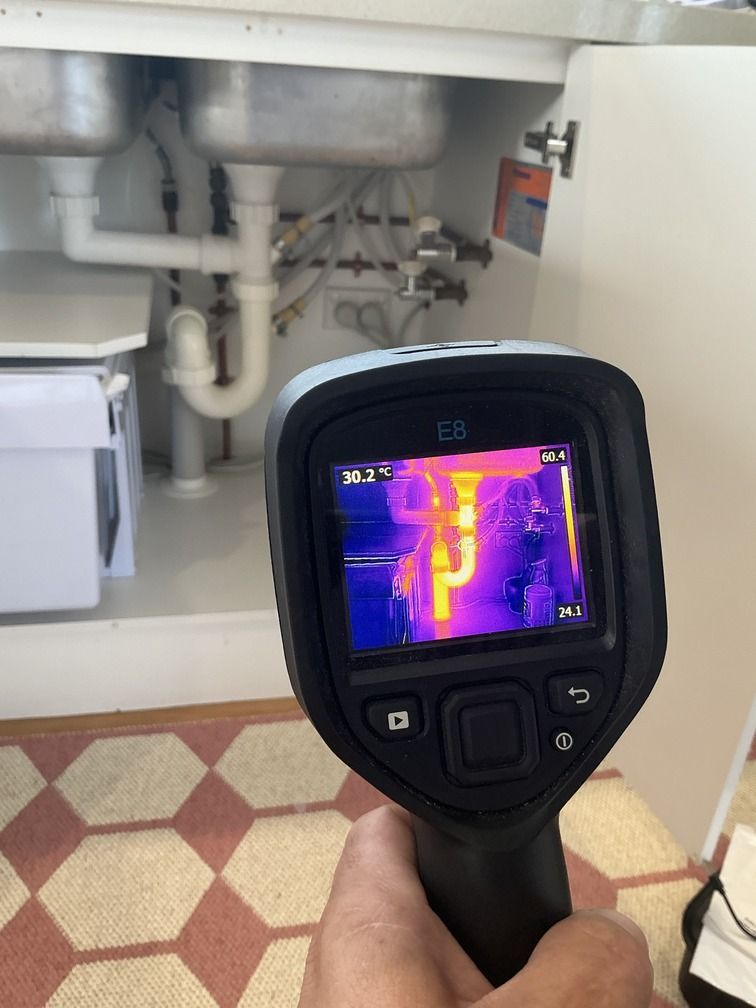 A Person Detecting Leaks — Bay City Plumbing in Sunshine Acres, QLD