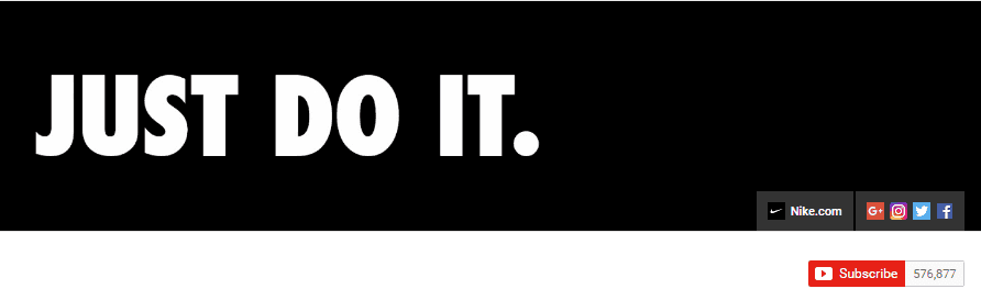 A black background with white text that says just do it