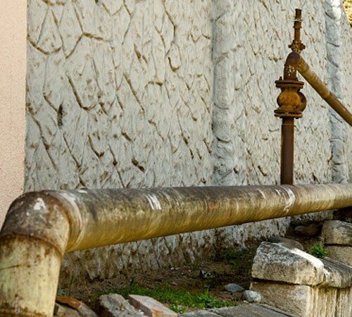 Rusted Gas Pipe — Leak Detection in Carrollton, TX