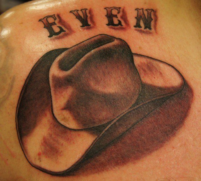 Traditional Tattoo Service — Cowboy Hat Tattoo in Forth Worth, TX