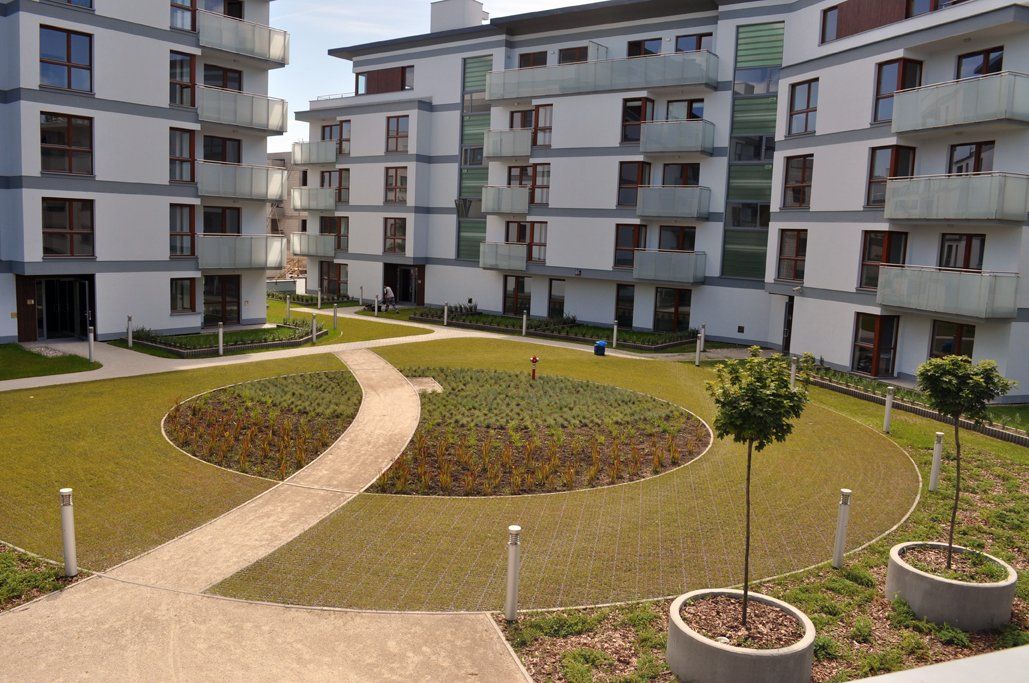 Zaļais jumts pazemes autostāvvietām