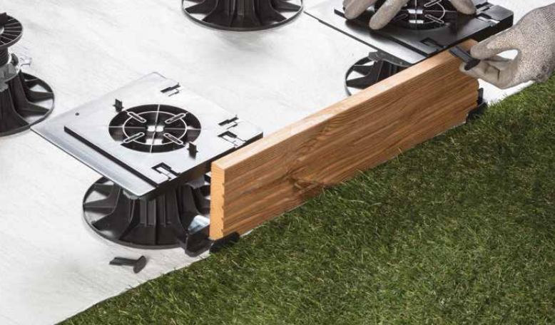 Regulējami terases balsti un plātnes