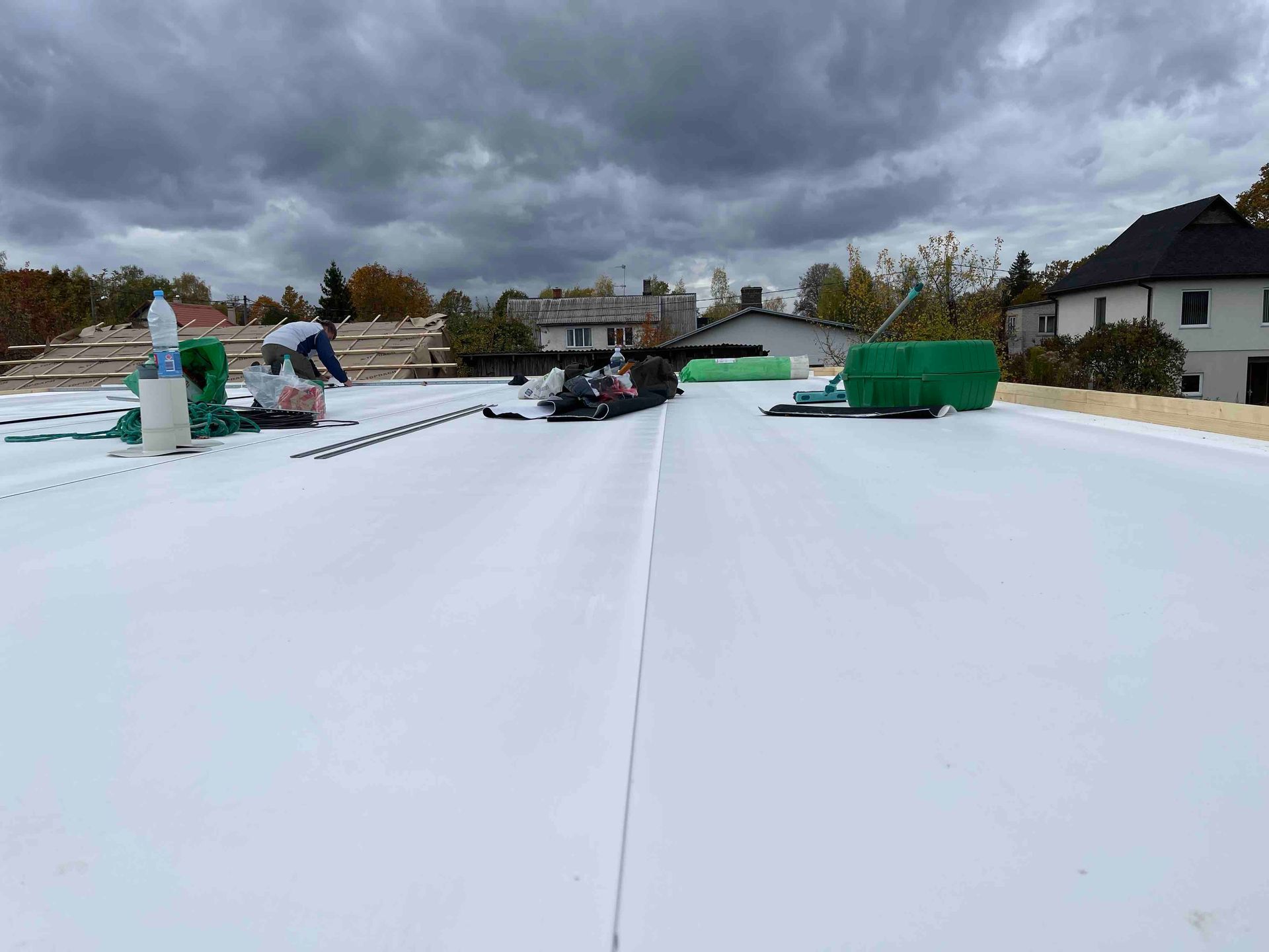 PVC MEMBRĀNA | FLAGON SR ATKLĀTIEM JUMTIEM