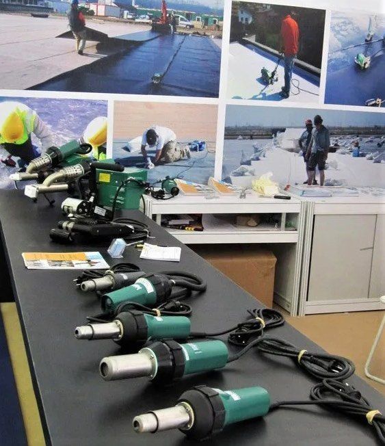 Iekārtas PVC membrānu iestrādei