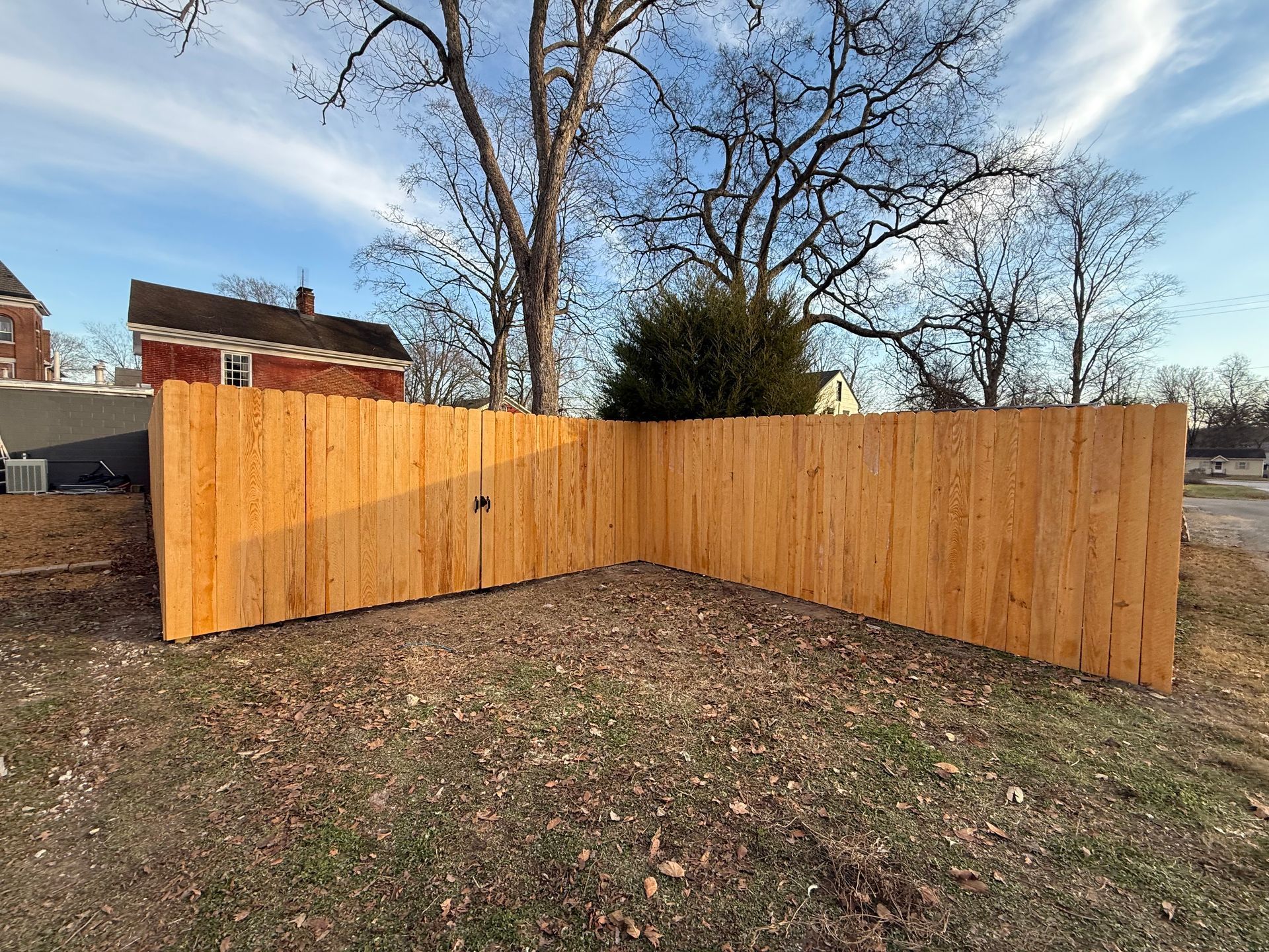 wood fencing