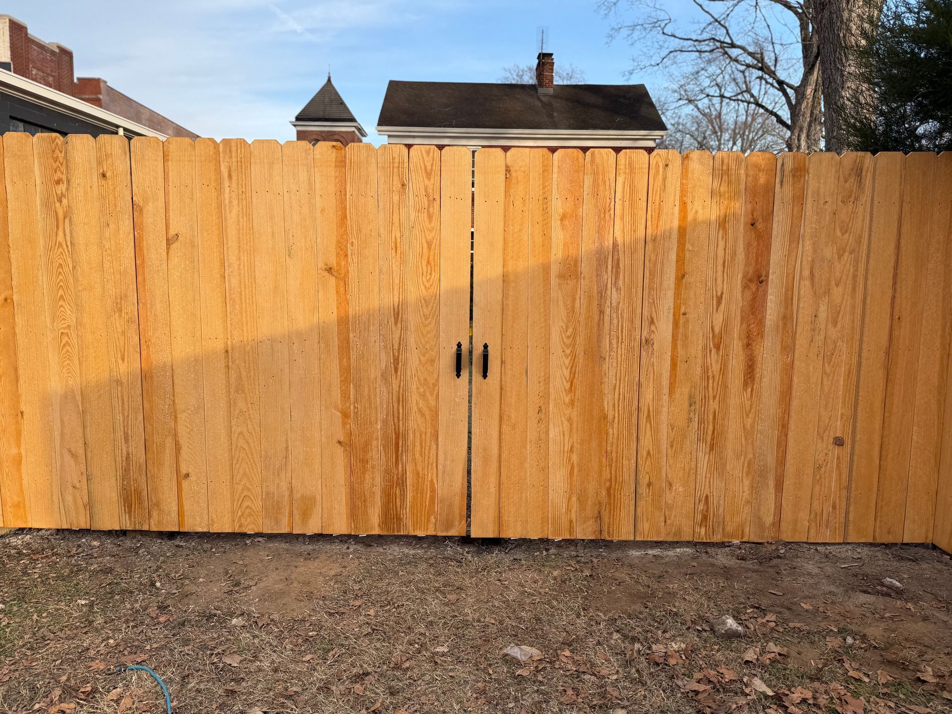 wood fencing