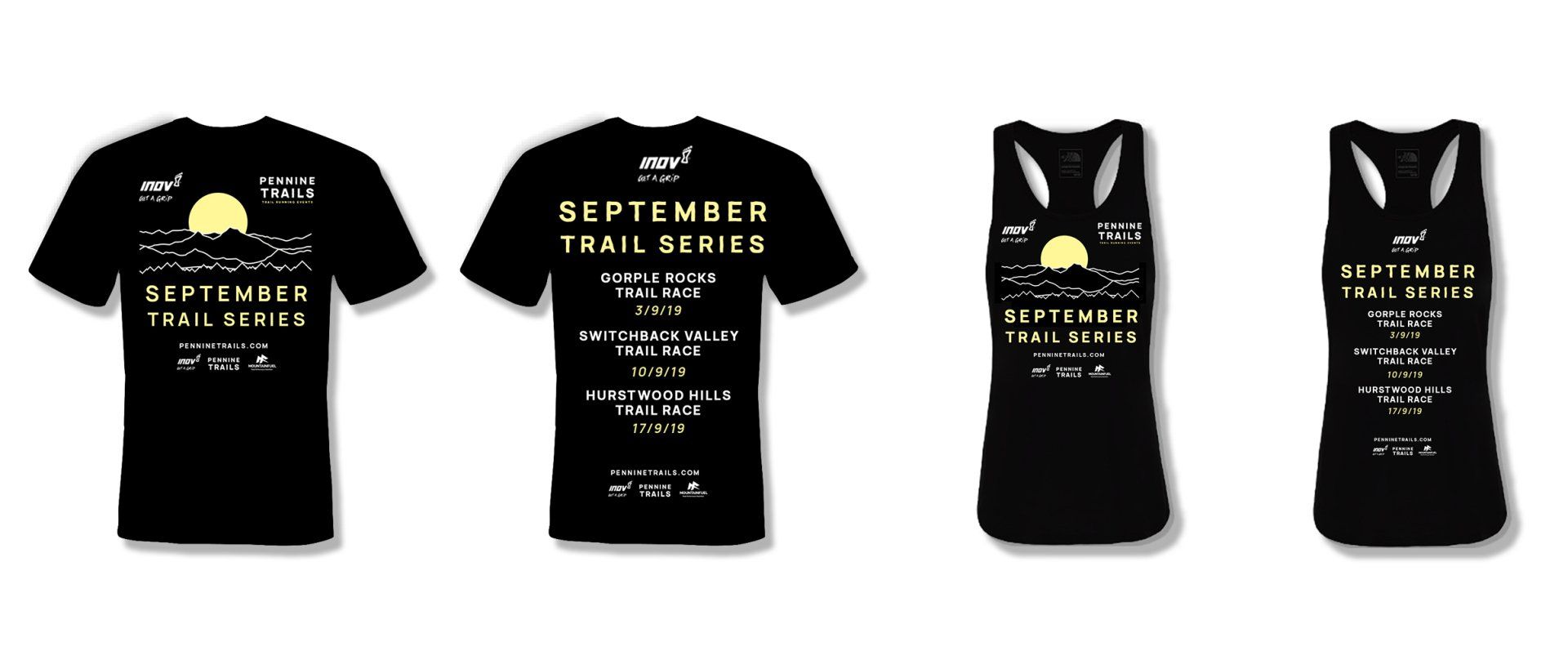 inov-8 Pennine Trail - September Midweek Trail Series Vests & T-Shirts