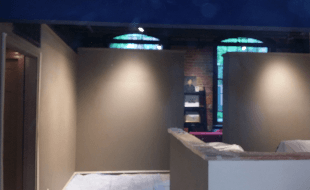 Plastering Service — Newly Plastered Wall in East Providence, RI