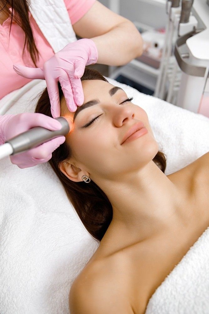 A Woman is Relaxing While Having a Beauty Treatment — Organic Beauty by Kessie in Yeppoon, QLD