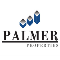 A palmer properties logo with three boxes on it