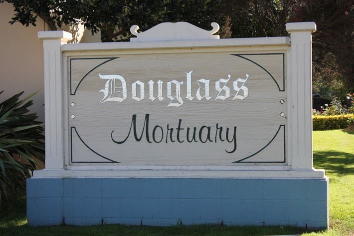 Signage at Douglass Mortuary El Segundo in El Segundo, CA