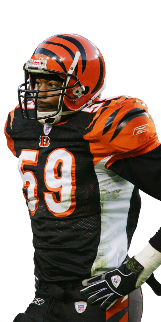 Youth Athletic Trainer, Landon Johnson, in Bengals football Uniform