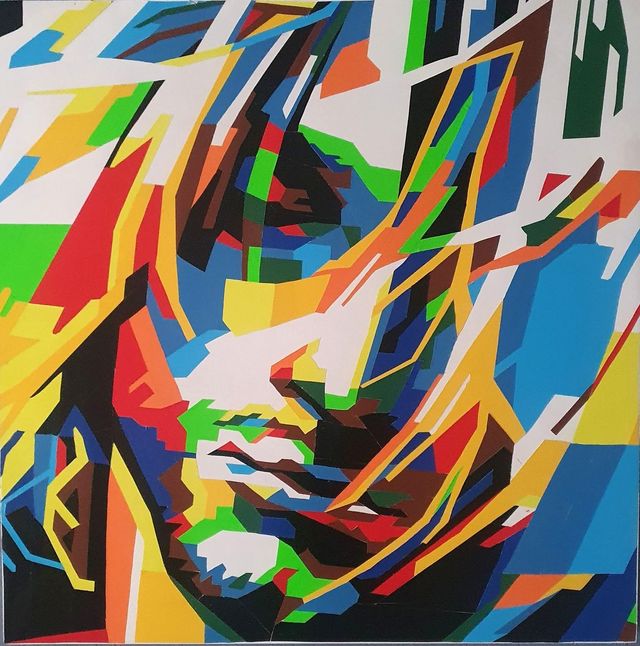 Kurt Cobain Portrait – Iconic Rock Line Art by DaFredo