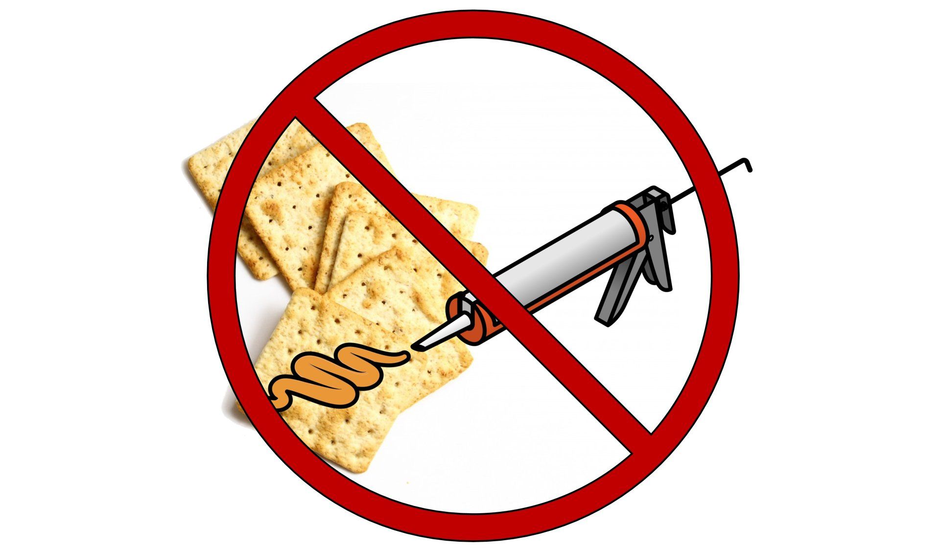 No to Biscuit Sign | Eugene, OR | Ace Home Services LLC