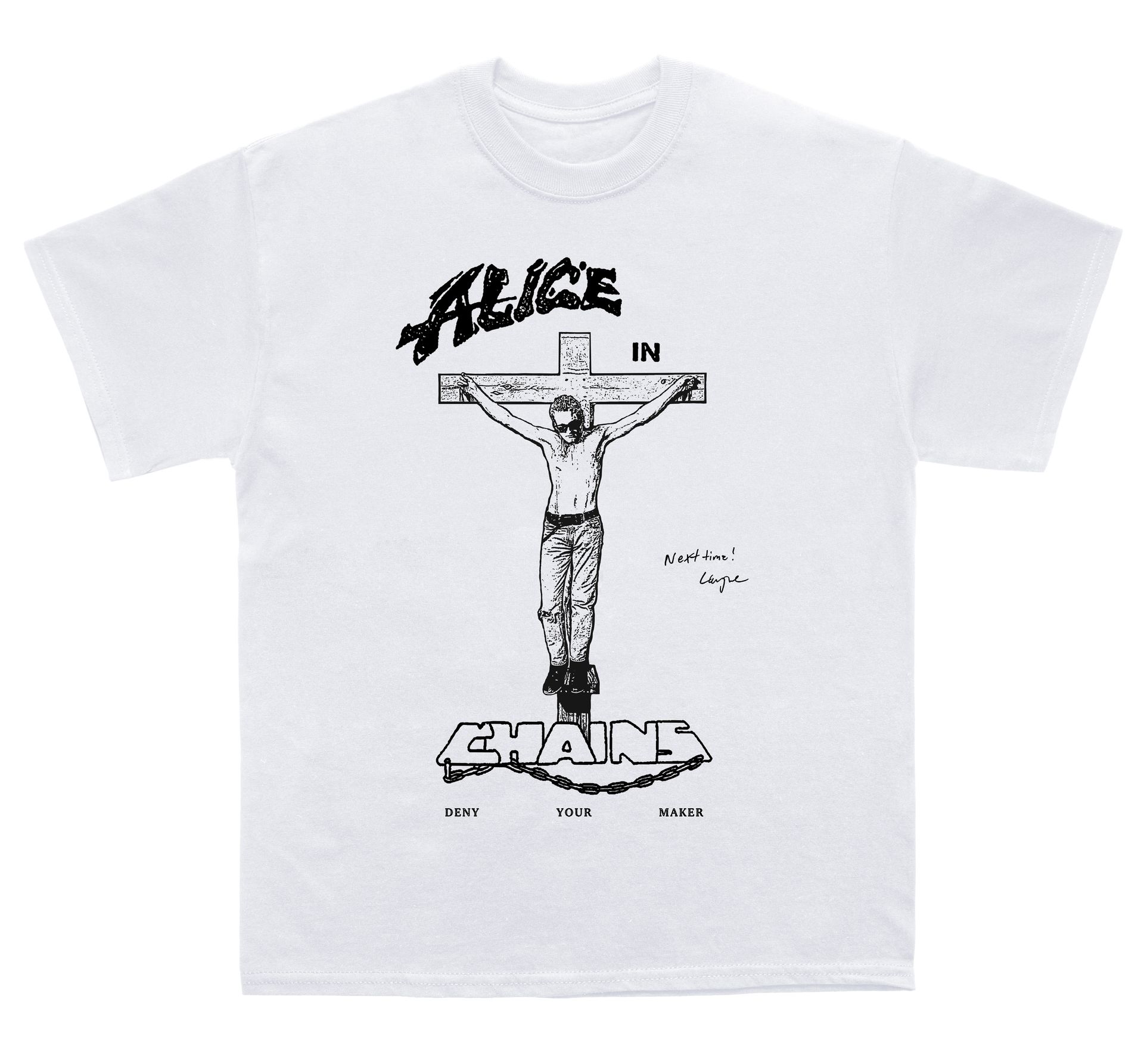 Chain of Flowers Never Ending Space t shirt